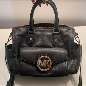 Michael Kors Fulton Pebbled Satchel